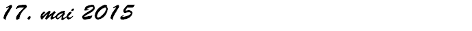 17. mai 2015