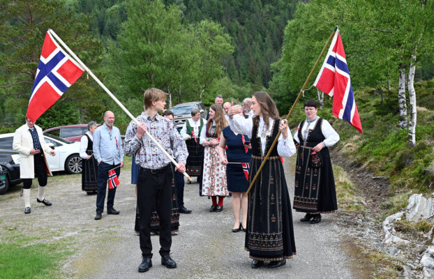 Feiring av 17. mai på Barmen