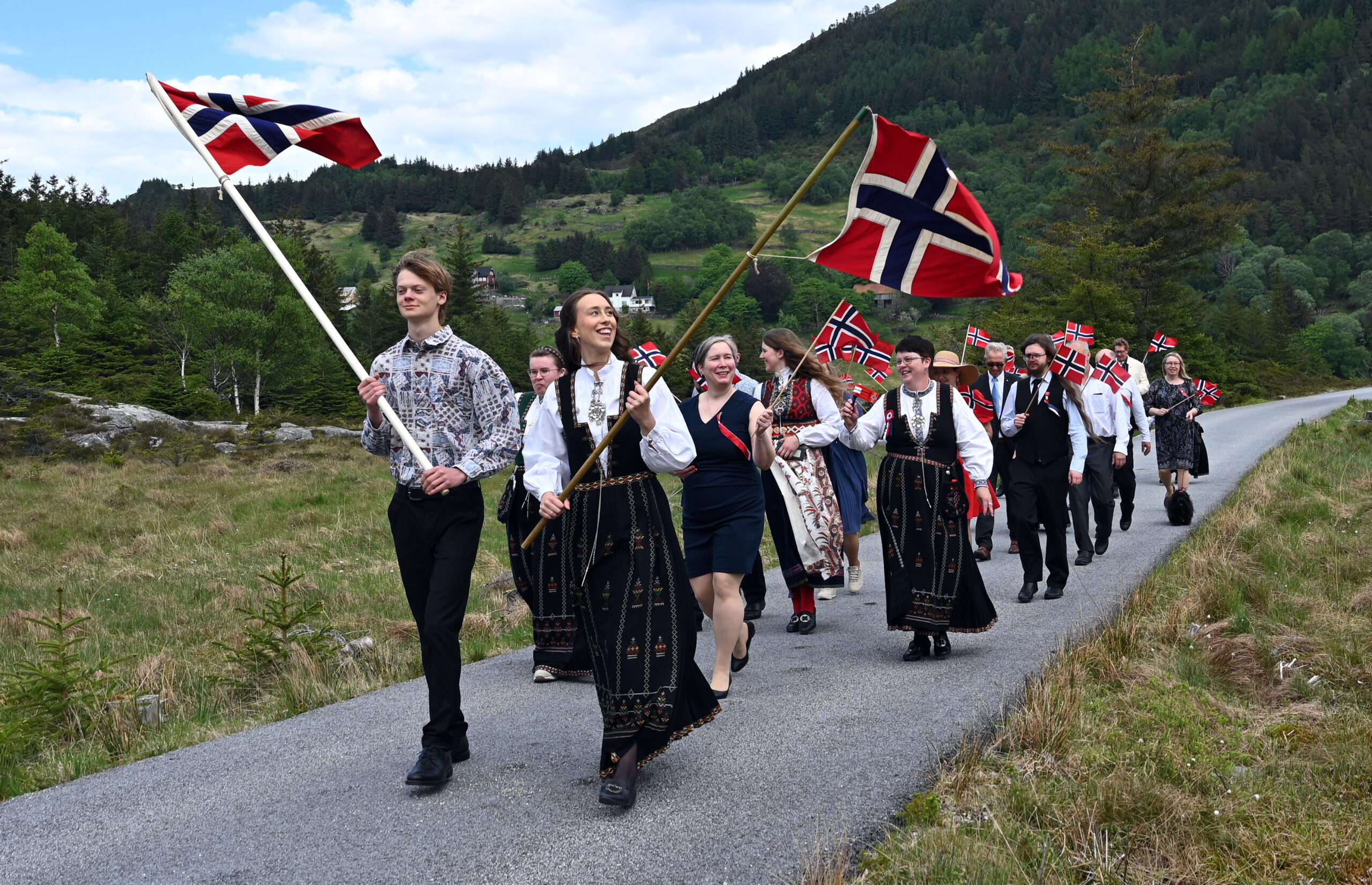 Sjå frå feiringa av 17. mai 2024